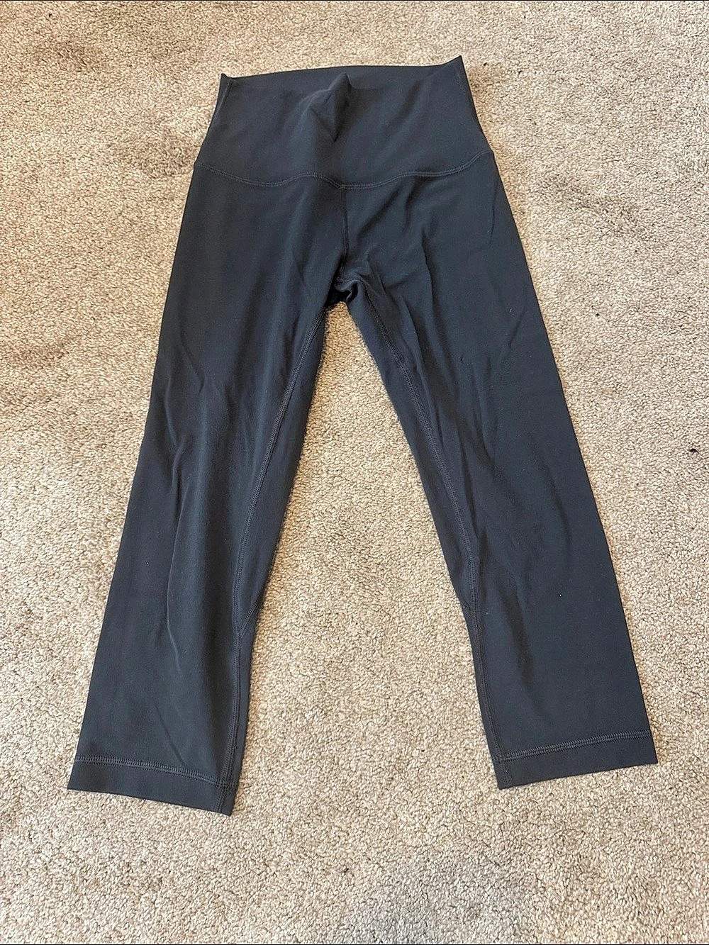 Lululemon Align No Line High-Rise Crop Black Leggings